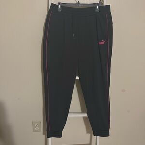 NWOT Puma Black Jogging Pants Size Large